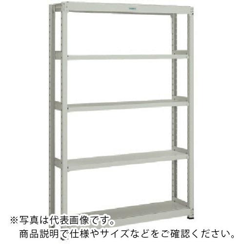 TRUSCO スチールラック M2型軽中量棚 1160X300XH1200 5段 単体 ネオグレー ...