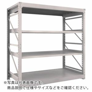 【SALE価格】TRUSCO スチールラック M10型重量棚 1800X900XH1800 4段 単体 ネオグレー ( M10-6694 NG(ネオグレー) ) トラスコ中山(株)｜orangetool