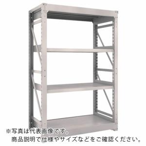 TRUSCO スチールラック M10型重量棚 1200X620XH1800 4段 単体 ネオグレー ( M10-6464 NG(ネオグレー) ) トラスコ中山(株)｜orangetool