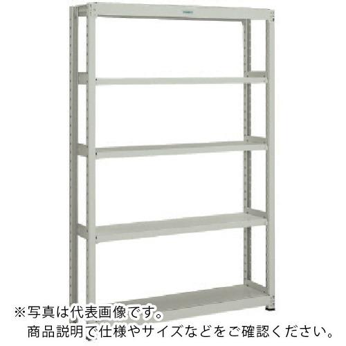 TRUSCO スチールラック M2型軽中量棚 860X450XH1200 5段 単体 ネオグレー (...
