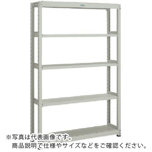 TRUSCO スチールラック M2型軽中量棚 860X600XH1200 5段 単体 ネオグレー (...