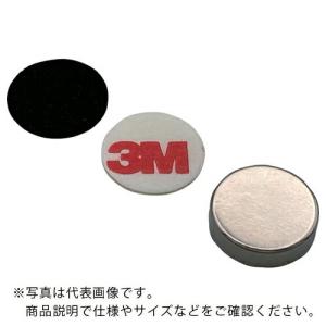 ラクテム ネオジム磁石 Φ10-3 両面テープ・ゴム付 ( NMTR10-3 )｜orangetool
