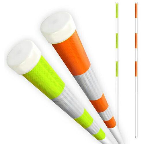 グリーンクロス PXスノーポール N40-1PX 5段反射 イエロー 10本セット  ( 63000...