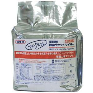 EBM マイ・クレール 除菌ウェットワイパー詰替用(300枚入)  ( 1779900 ) 江部松商事(株) (メーカー取寄)｜orangetool