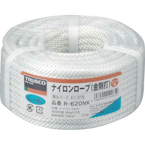 TRUSCO ナイロンロープ 金剛打 線径6mmX長さ20m ( R-620NK )