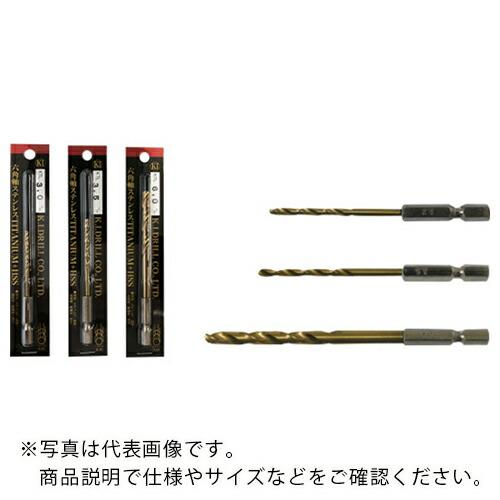 KIドリル 六角軸チタンコーティングドリル7.0 ( KTL-7.0 )