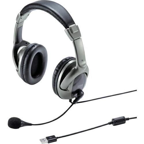 SANWA USBヘッドセット ( MM-HSU10GMN )