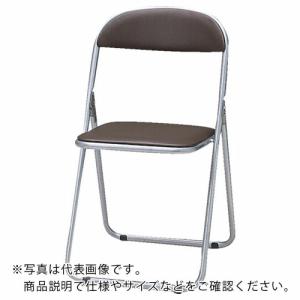 TRUSCO 折りたたみパイプ椅子 ウレタンレザーシート貼り ブラウン ( FC-2000TS BR(ブラウン)(ネンタイトソウタイプ) ) トラスコ中山(株)｜orangetool