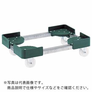 【SALE価格】TRUSCO 伸縮式コンテナ台車 内寸500-600X500-600 スチール製 ( FCD-5050 ) トラスコ中山(株)｜orangetool