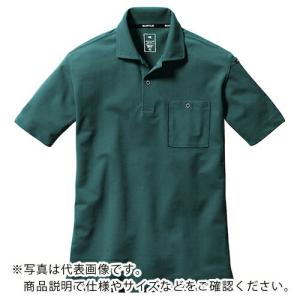 BURTLE 半袖ポロシャツミルスグリーン ( 667-14-M ) (株)バートル｜orangetool