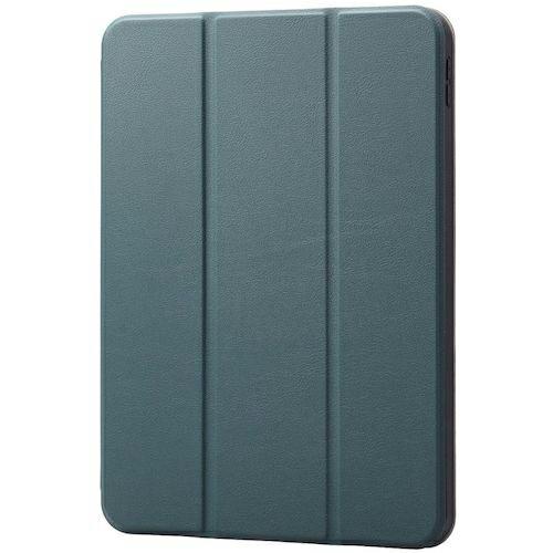ELECOM iPad 10.9インチ 第10世代用フラップケース スリープ対応 グリーン ( TB...