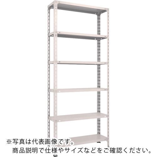 TRUSCO スチールラック 軽量棚開放型 1200X600XH1800 6段 ネオグレー ( 64...