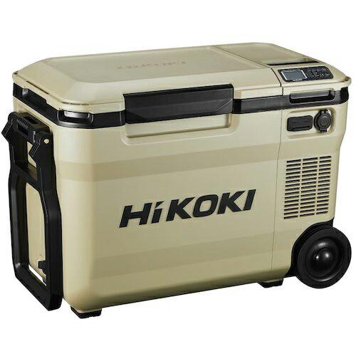 HiKOKI 18V-14.4V コードレス冷温庫大容量サイズ25L サンドベージュ マルチボルトセ...