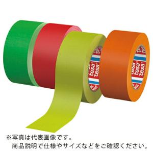 tesa 補修用布テープ 蛍光オレンジ 50mmx25m ( 4671-50-25-FO )【18巻セット】｜orangetool