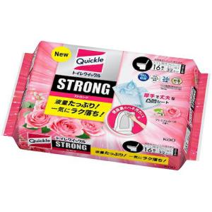 Kao トイレクイックル ストロング プレミアムローズの香り つめかえ用 16枚 ( 417695 ) 花王(株) (メーカー取寄)｜orangetool