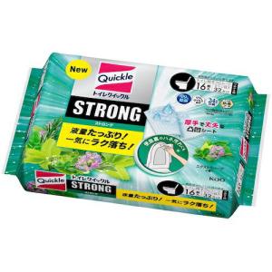 Kao トイレクイックル ストロング エクストラハーブの香り つめかえ用 16枚  ( 417671 ) 花王グループカスタマー｜orangetool