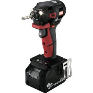 MAX 充電式ブラシレスインパクトドライバ14.4Vセット赤 ( PJ-ID153R-B2C/1450A ) マックス(株) (メーカー取寄)｜orangetool