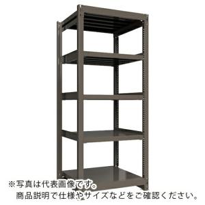 ICHIMAI 重量ボルトレスラック 段荷重1000Kg H2100×W900×D750 天地5段 単体グレー ( TH1000-737T5 ) HIKARI製作所(株) (メーカー取寄)｜orangetool