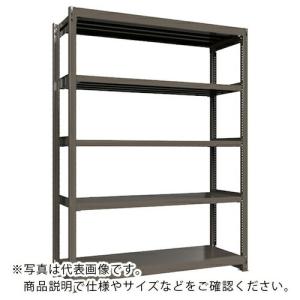 ICHIMAI 重量ボルトレスラック 段荷重1000Kg H2400×W1800×D600 天地5段 単体グレー ( TH1000-866T5 ) HIKARI製作所(株) (メーカー取寄)｜orangetool