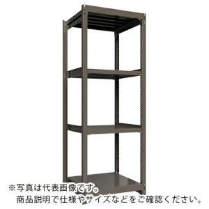 ICHIMAI 重量ボルトレスラック 段荷重1000Kg H2400×W900×D750 天地4段 単体グレー ( TH1000-837T4 ) HIKARI製作所(株) (メーカー取寄)｜orangetool