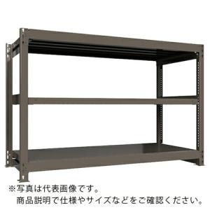 ICHIMAI 重量ボルトレスラック 段荷重1000Kg H1200×W1800×D750 天地3段 単体グレー ( TH1000-467T3 ) HIKARI製作所(株) (メーカー取寄)｜orangetool