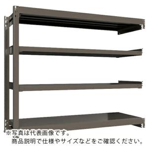 ICHIMAI 重量ボルトレスラック 段荷重1000Kg H1500×W1800×D600 天地4段 連結グレー ( TH1000-566R4 ) HIKARI製作所(株) (メーカー取寄)｜orangetool