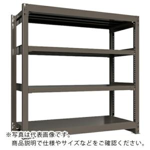 ICHIMAI 重量ボルトレスラック 段荷重1000Kg H1500×W1500×D600 天地4段 単体グレー ( TH1000-556T4 ) HIKARI製作所(株) (メーカー取寄)｜orangetool