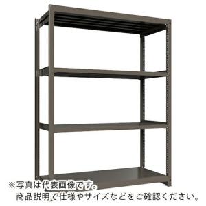 ICHIMAI 重量ボルトレスラック 段荷重1000Kg H2400×W1800×D750 天地4段 単体グレー ( TH1000-867T4 ) HIKARI製作所(株) (メーカー取寄)｜orangetool