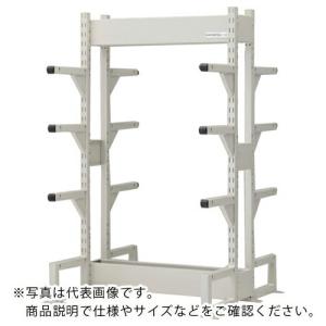 TRUSCO ボルトレス長尺保管棚M1.5 複式基本1200X450XH2400 4段 ( VRM1.5-8454W )｜orangetool