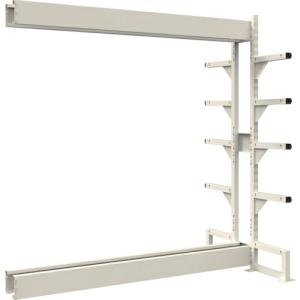 TRUSCO ボルトレス長尺保管棚M1.5 複式連結1800X450XH1800 5段 ( VRM1.5-6655BW )｜orangetool