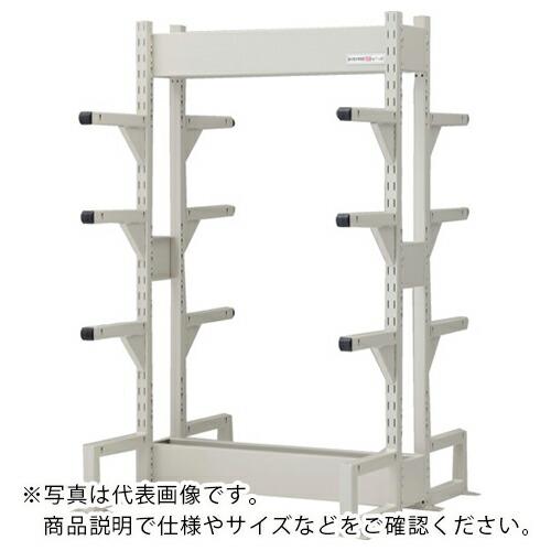 TRUSCO ボルトレス長尺保管棚M3 複式基本1800X300XH1500 4段 ( VRM3-5...