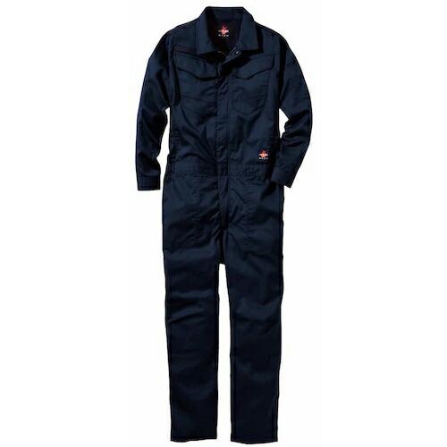 快適ウェア 難燃ツナギ LL ネイビー ( V4288-LL-1 ) 村上被服(株) (メーカー取寄...