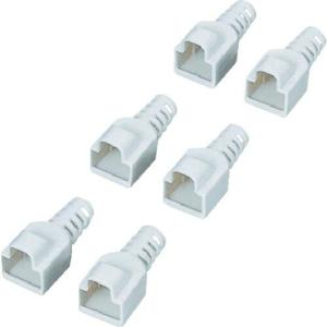 【SALE価格】ELECOM コネクタ保護カバー先付けタイプ/6個 ベージュ ( LD-EBBE6 ) エレコム(株)｜orangetool