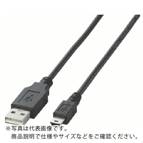 ELECOM ( エレコム )　ＥＵＲｏＨＳ指令準拠ＵＳＢ２．０ケーブル５．０ｍ（ブラック） (U2...