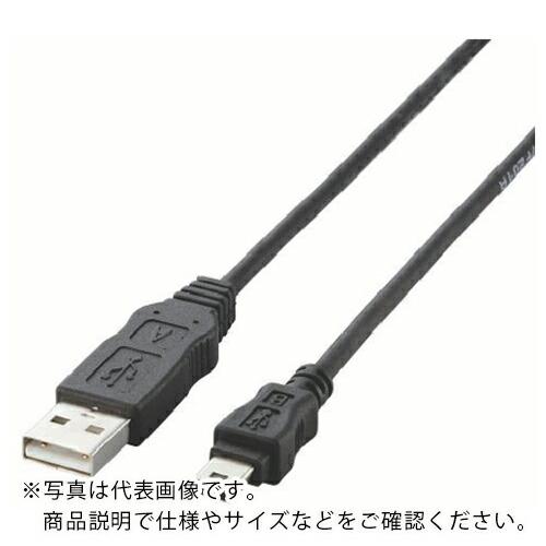 ELECOM ( エレコム )　ＥＵＲｏＨＳ指令準拠ＵＳＢ２．０準拠ケーブル０．５ｍブラック ( U...