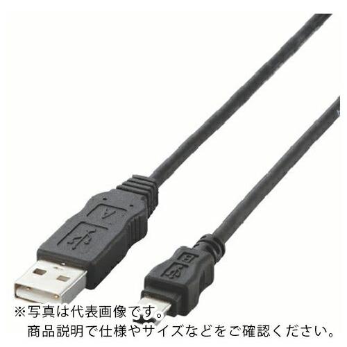 ELECOM ( エレコム )　ＥＵＲｏＨＳ指令準拠ＵＳＢ２．０準拠ケーブル１．０ｍブラック ( U...