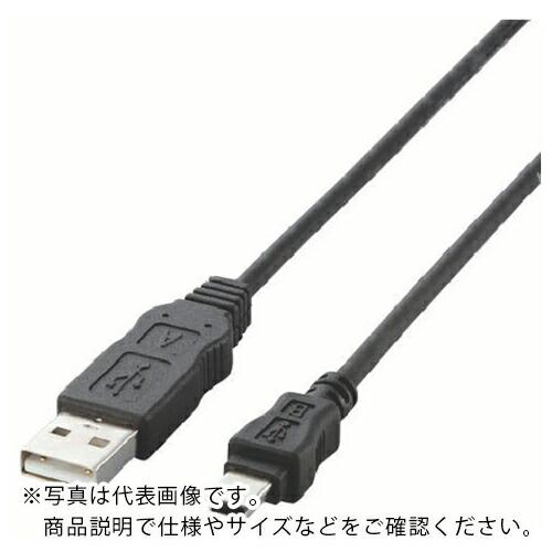 ELECOM ( エレコム )　ＥＵＲｏＨＳ指令準拠ＵＳＢ２．０準拠ケーブルブラック ( USB-E...