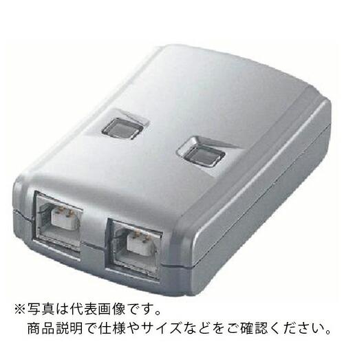 エレコム USB2.0対応手動切替器/2回路  ( USS2-W2 )  (メーカー取寄)