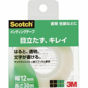 【SALE価格】3M 事務用テープ メンディングテープ 12mm×30m 巻芯径25mm ( 810-1-12C ) スリーエム ジャパン(株)文具・オフィス事業部｜orangetool