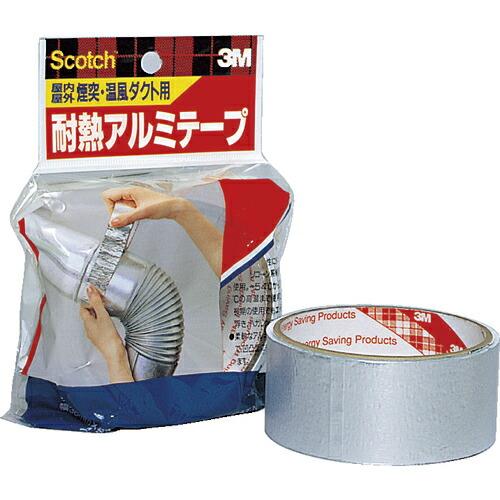 【SALE価格】3M スコッチ 耐熱アルミテープ 38mm×4.5m ( EN-05 )