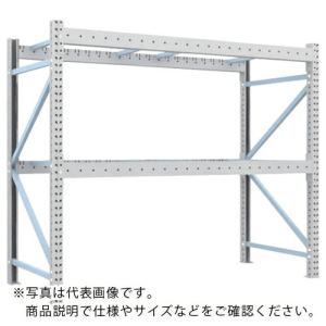 TRUSCO 重量パレットラック3トン 2300X1000XH2000 2段 単体 ( 3D-20B23-10-2 ) トラスコ中山(株) (メーカー取寄)｜orangetool