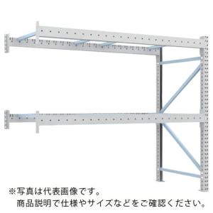 TRUSCO 重量パレットラック3トン 2300X1000XH2000 2段 連結 ( 3D-20B23-10-2B ) トラスコ中山(株) (メーカー取寄)｜orangetool