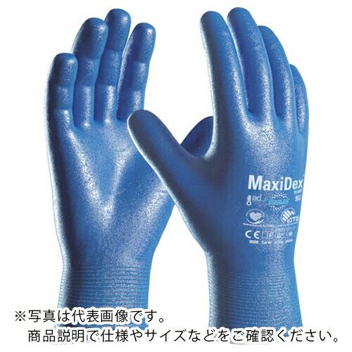 エーティージー ニトリルゴム手袋 マキシデックス 19-007 Mサイズ ( 19-007-M ) ...