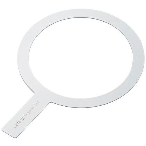 ELECOM メタルリングステッカー ワイヤレス充電対応iPhone用 貼り付けツール付属 ホワイト...