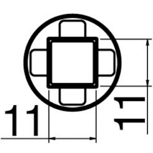 白光 ノズル/BGA 10MM×10MM ( N51-13 )