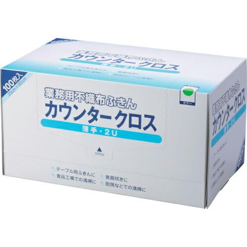 橋本クロス カウンタークロス(レギュラー)薄手・BOX グリーン (100枚×6箱=600枚) ( ...