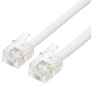 MCO 電話機コード 6極4芯 20m 白 ( DC-420/WH )｜orangetool
