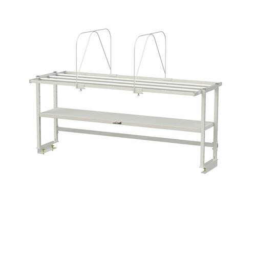 ヤマテック ワークテーブル150シリーズ用 ロジスタンド 段ボール棚セット付 W1500×D581×...