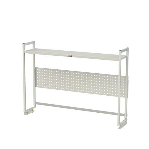 ヤマテック ワークテーブル150シリーズ用 ロジスタンド パンチングパネル付 W1500×D300×...