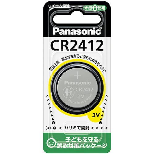 Panasonic コイン型リチウム電池 ( CR-2412P )
